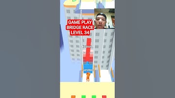 Game play Bridge Race! Level 34✅ #bridgerace #gameplay #feedshorts #viralshorts