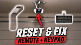 How to Reset & Reprogram Your Garage Remote AND Keypad (FAST!)