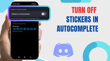 Turn Off Stickers In Autocomplete On Discord. |Technologyglance