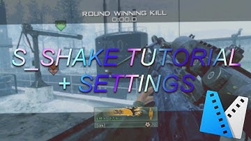 Sony Vegas - S_Shake Settings Tutorial