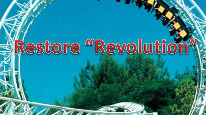 Restore "Revolution" (For Its 40th Anniversary)