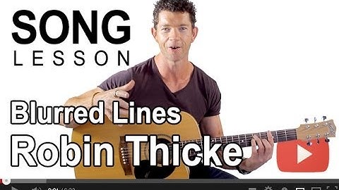 Blurred Lines Guitar version - Guitar performance video thumbnail