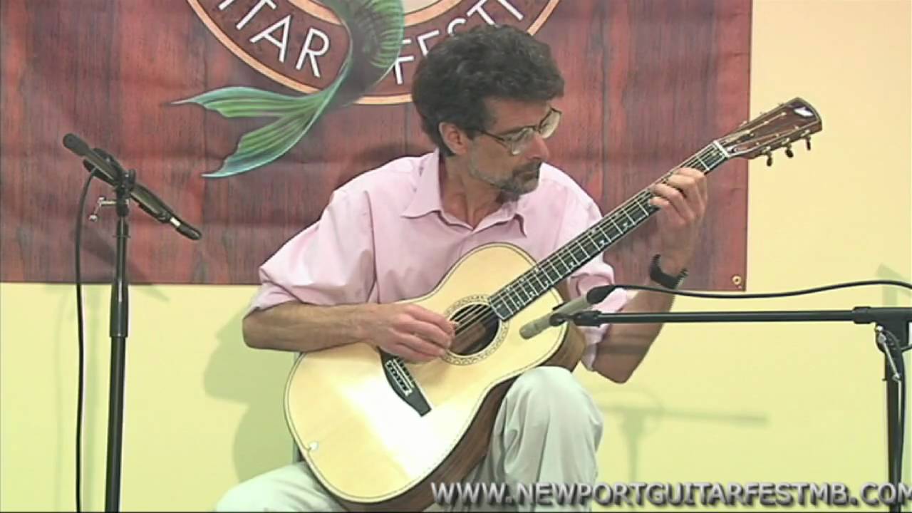 Kinloch Nelson playing Lehmann Guitars at the Newport Guitar Festival in Miami Beach