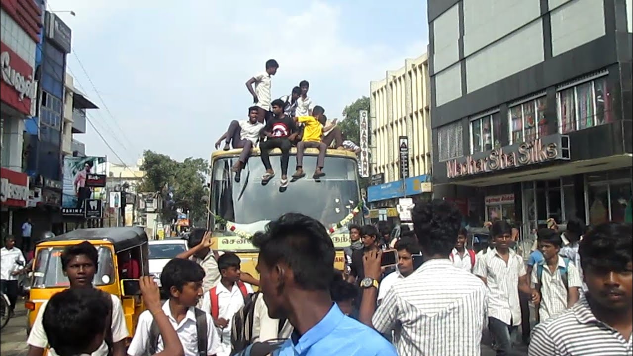 E.L.M Fabricius Hr.Sec School || 7H Route || Bus day 2017-Blue Heart