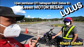 test B full helmet MS88 lulus dengan jayanya