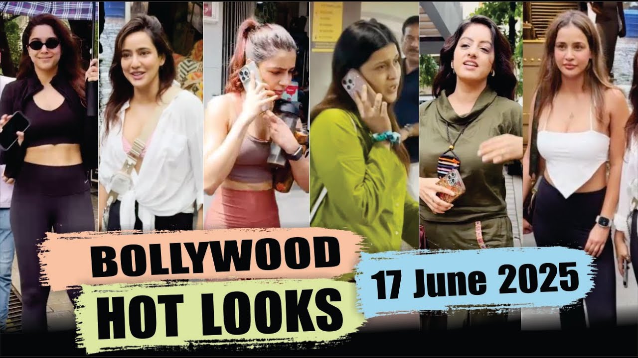 Bollywood Actress Hot Look | Sharvari Wagh | Mannara Chopra | Genelia Desouza I 17th June 2025