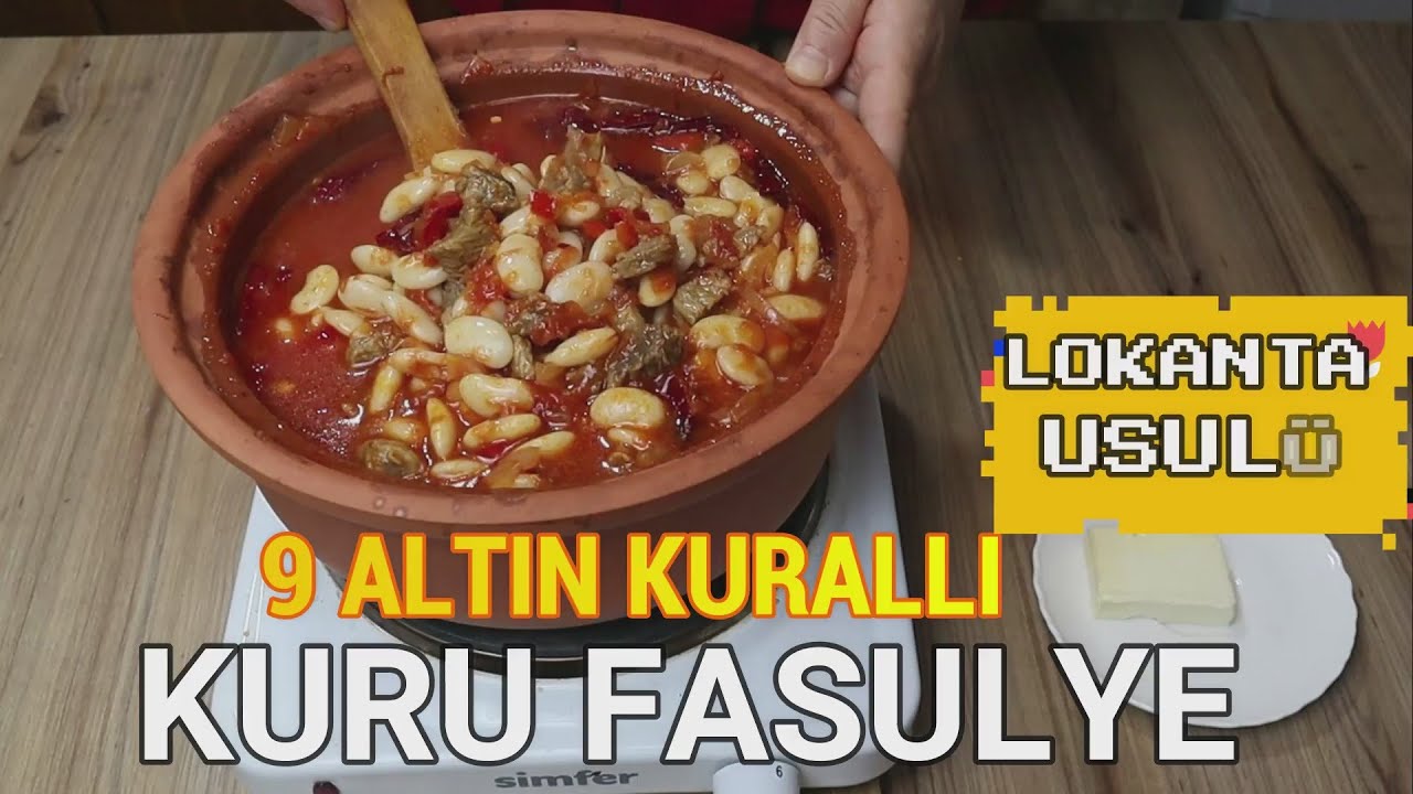 Tam Kivaminda Lezzetli Bir Kuru Fasulye Yapmanin 9 Altin Kurali Lokanta Usulu Kuru Fasulye Yapimi Youtube Yemek Tarifleri Gida Yemek