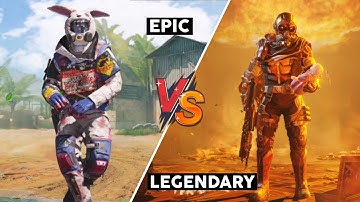EPIC CHARACTERS LOBBY INTRO VS LEGENDARY CHARACTERS LOBBY INTRO IN CODM 😍