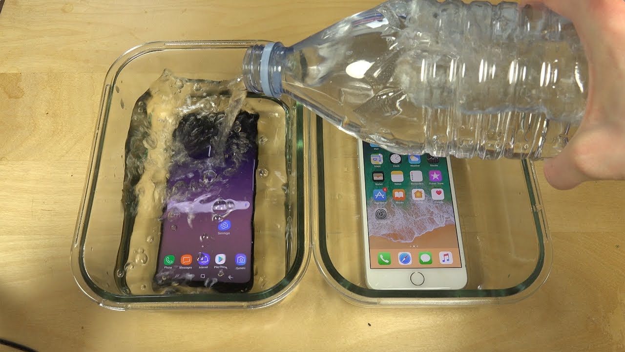 Samsung Galaxy S8 Plus vs. iPhone 7 Plus Water Freeze Test 16 Hours! Which Is Best?!
