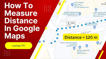 How To Measure Distance Between 2 Locations on GOOGLE MAPS | For Laptop/ PC | ENGLISH GUIDE