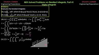 MIX-Solved Problems on Iterated Integrals, Part 41