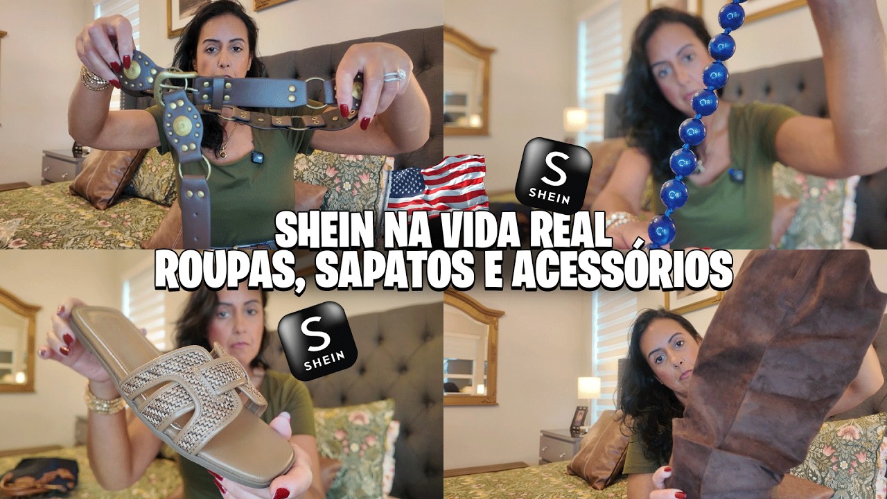COMPRINHAS NA SHEIN 🛍️ | REVIEW COMPLETA DE ROUPAS, ACESSÓRIOS E SAPATOS