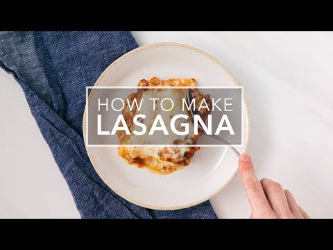 Lasagne. 