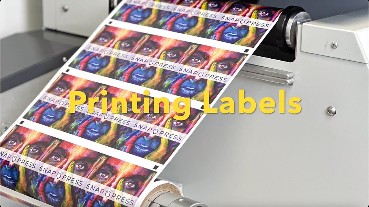 SnapPress LP-1 Let's Make Labels - YouTube