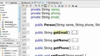 Phone book java NetBeanIDE