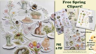Spring Clipart Free Download - Including Silhouette Studio Cut File screenshot 5