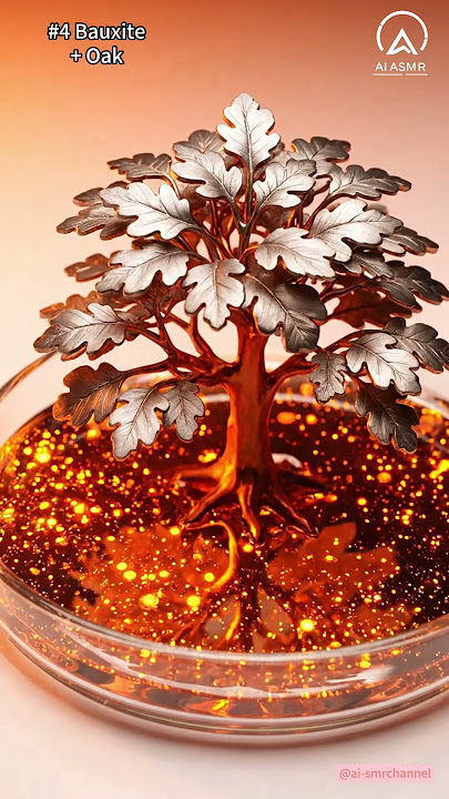 Metal Proliferation, Chemical Reaction of Gem & Metals, Nature’s Beautiful Plant 🌿 #AIASMR