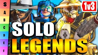 Ranking THE BEST SOLO Legends In Apex Legends!