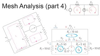 Mesh Analysis Of Electrical Circuits(part4)