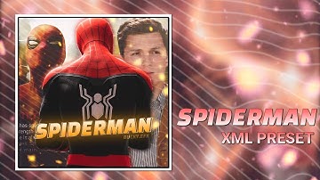 spiderman badass ae like preset for alightmotion 🥵xml preset