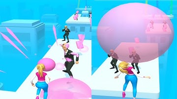 Gum Run 3D 👠💃🏼🎈 All levels gameplay walkthrough Lvls 8-10 Android games
