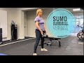 Sumo dumbbell deadlift tutorial