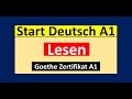 Start Deutsch A1 Lesen Modelltest mit Lösung am Ende || Vid - 206