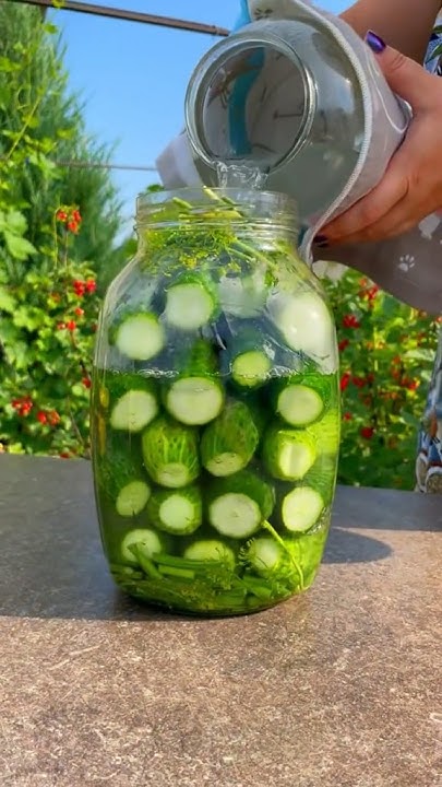 Идеальные малосольные огурчики 🥒 - YouTube