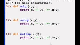 Python Function Definition