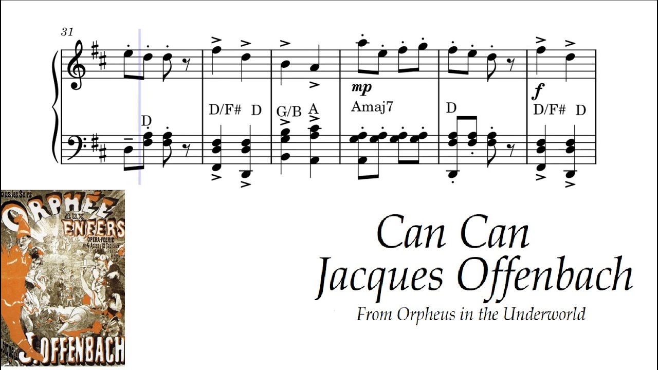 Can Can (Accordion Ver.) - Jacques Offenbach (Arr: MrArrangement)