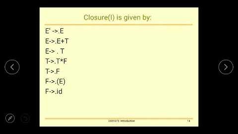 17CS63 SCD LR Parsing Module 4