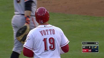 SF@CIN: Votto hits an opposite-field RBI double