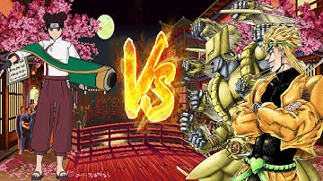 SSF2 Mods | The battle of DIO in JOJO vs TENTEN in Naruto | SUPERSMASHFLASH