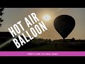 Hot air balloon - VERY low flying over residential area.