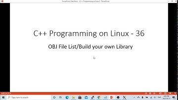 C++ Programming on Linux - Build Customized C++ Library