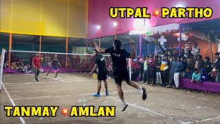 Bengalodisha Latest Badminton Match Utpal Partho Vs Tanmay Amlan