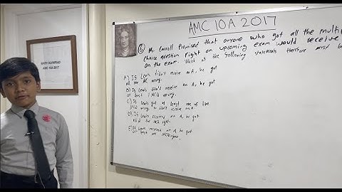 Math Olympiad : AMC 2017 10A Q6