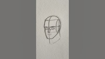 How to Draw a Head in 3/4 View #tutorial #sketch #drawing #head #howtodraw #simple #easy #beginners
