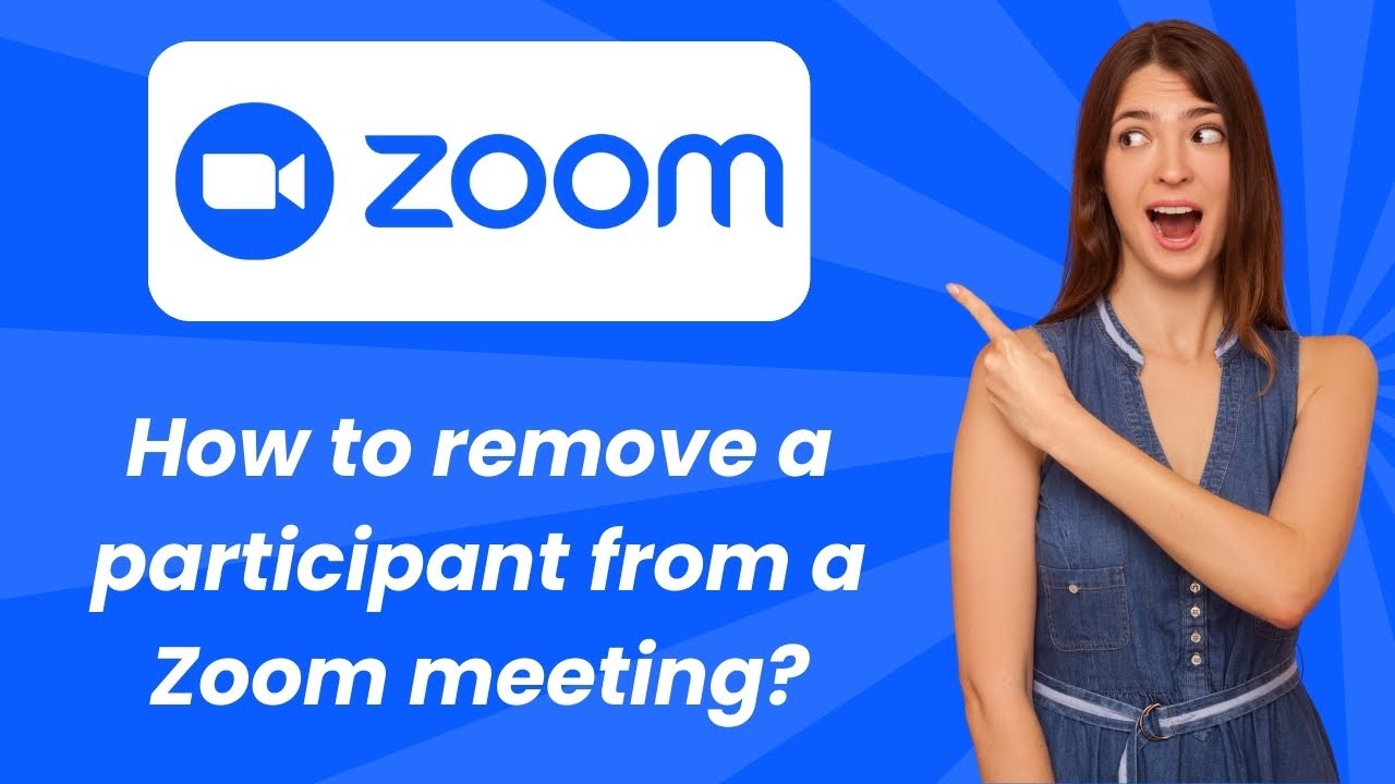 How to remove a participant from a Zoom meeting ? - Step by Step - YouTube