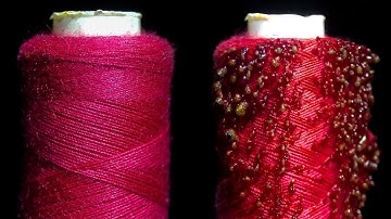 Burning Thread Roll in Macro | Closeup | Satisfying Video | ASMR