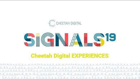 Cheetah Experiences Demo