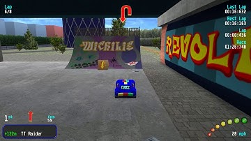 Re-Volt Custom Track Skatepark F20 by Alex_int, 8 Lap Race