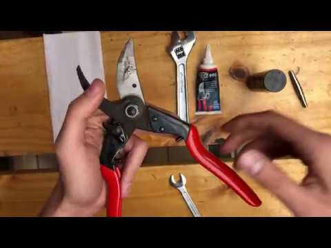 Mantención y desarme de una tijera de poda Felco. - YouTube