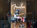 Caroline Floyd take her Player II Modified Tele for a test drive