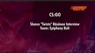 Assembly Summer 2015 CSGO: Interview with Twista from team Epiphany