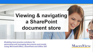 Viewing and Navigating a SharePoint Document Store