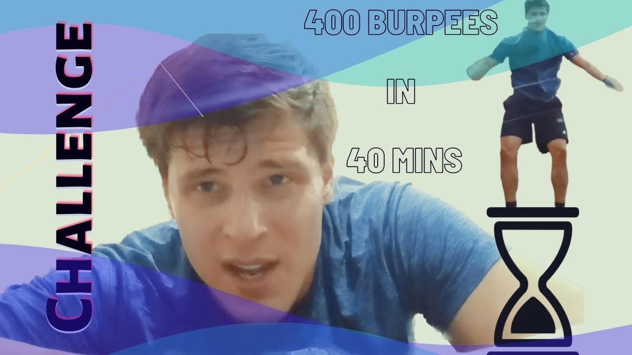 400 burpee challenge with a 40 minute time Limit. 🛡🗡❤️🙏