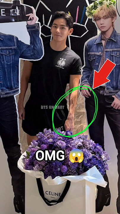 CELINE AND CARTIER SENDING FLOWERS TO V TO CELEBRATE THEIR MILITARY DISCHARGED 🥹💜 #taehyung #bts