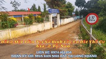 Bán Đất 2 Mặt Tiền Tại Xã Bình Lộc, Giá 2 Tỷ/Sào, Có Đất Thổ Cư, Đất Đẹp Thổ Nhưỡng Tốt