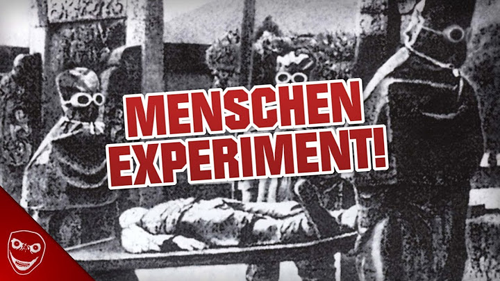 Die schrecklichsten Experimente an Menschen! Unit 731!